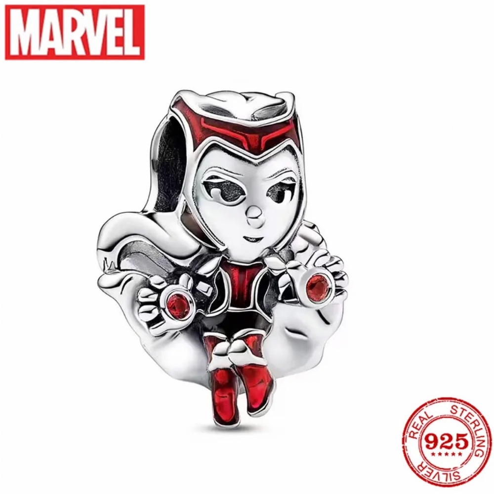 NWOT Marvel Crystals Marvel Scarlet Witch Charm Sterling Silver 925